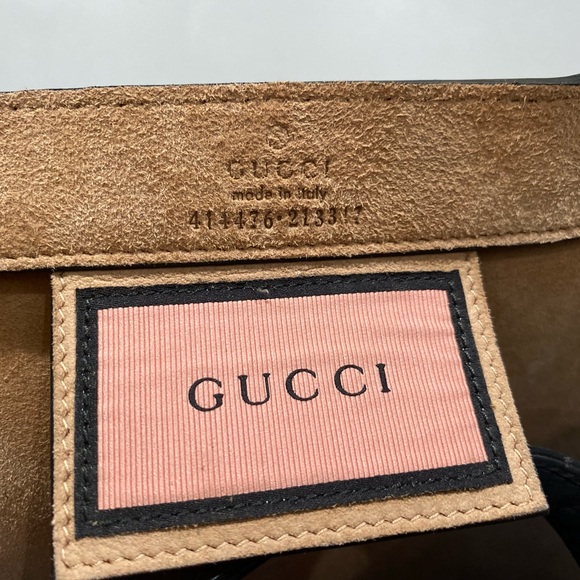 Authentic brand New Gucci Ghost REAL Black Leather Graffiti Tote Bag - Picture 8 of 8